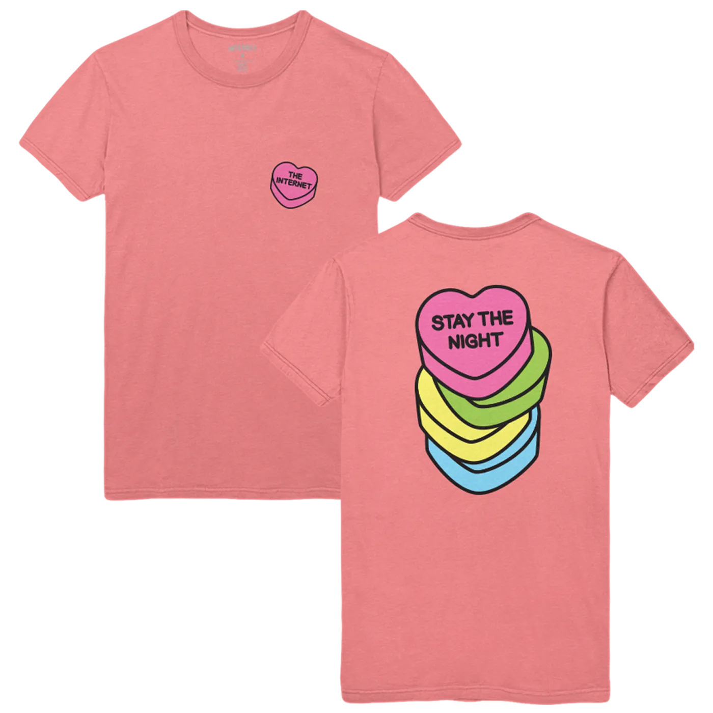 The Internet STAY THE NIGHT TEE - GUAVA