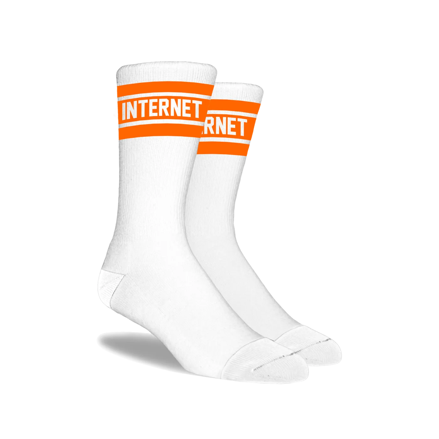 The Internet ORANGE LOGO SOCKS