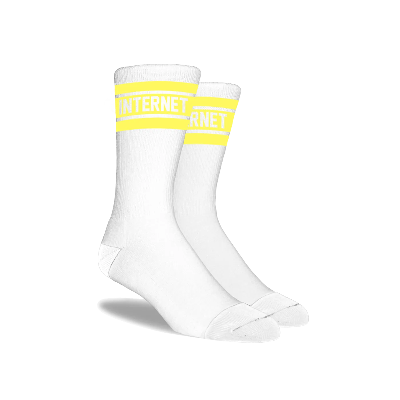 The Internet YELLOW LOGO SOCKS