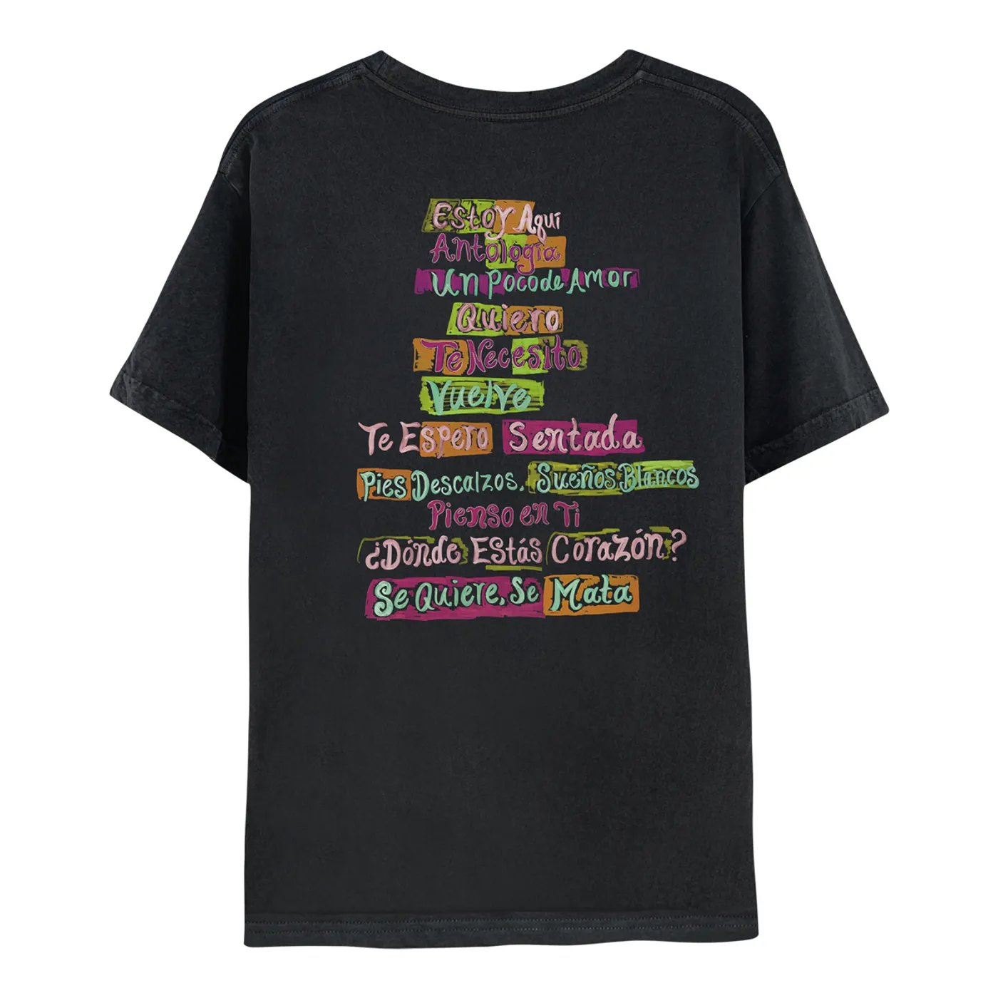 Shakira Pies Descalzos Album Cover Tee - Black