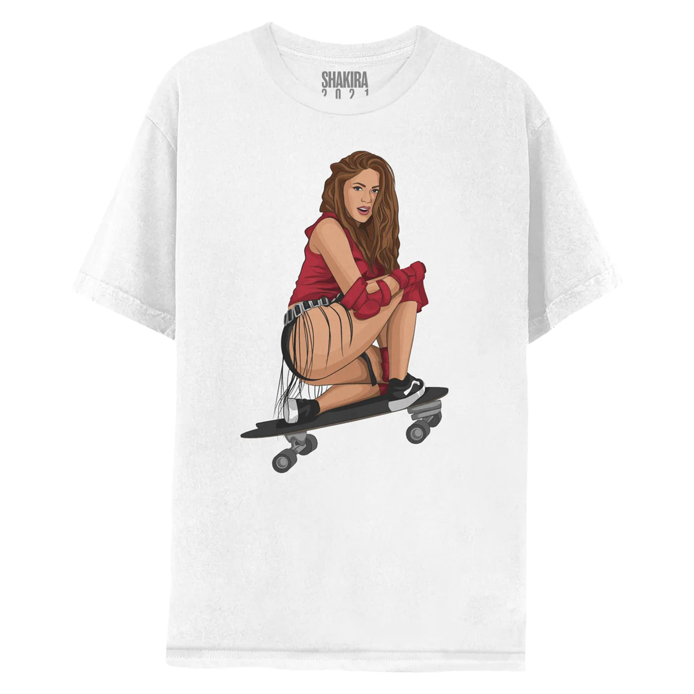 Shakira Girl Like Me Tee - White