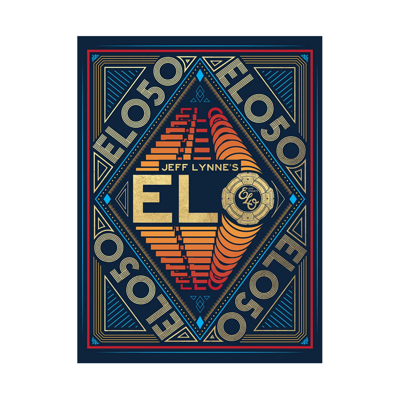 ELO (Electric Light Orchestra) 50th Anniversary Poster
