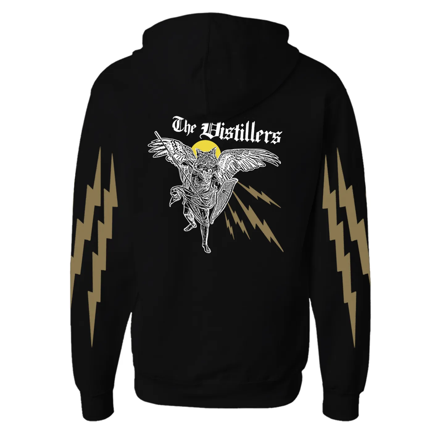The Distillers Angel Wolf Zip Hoodie