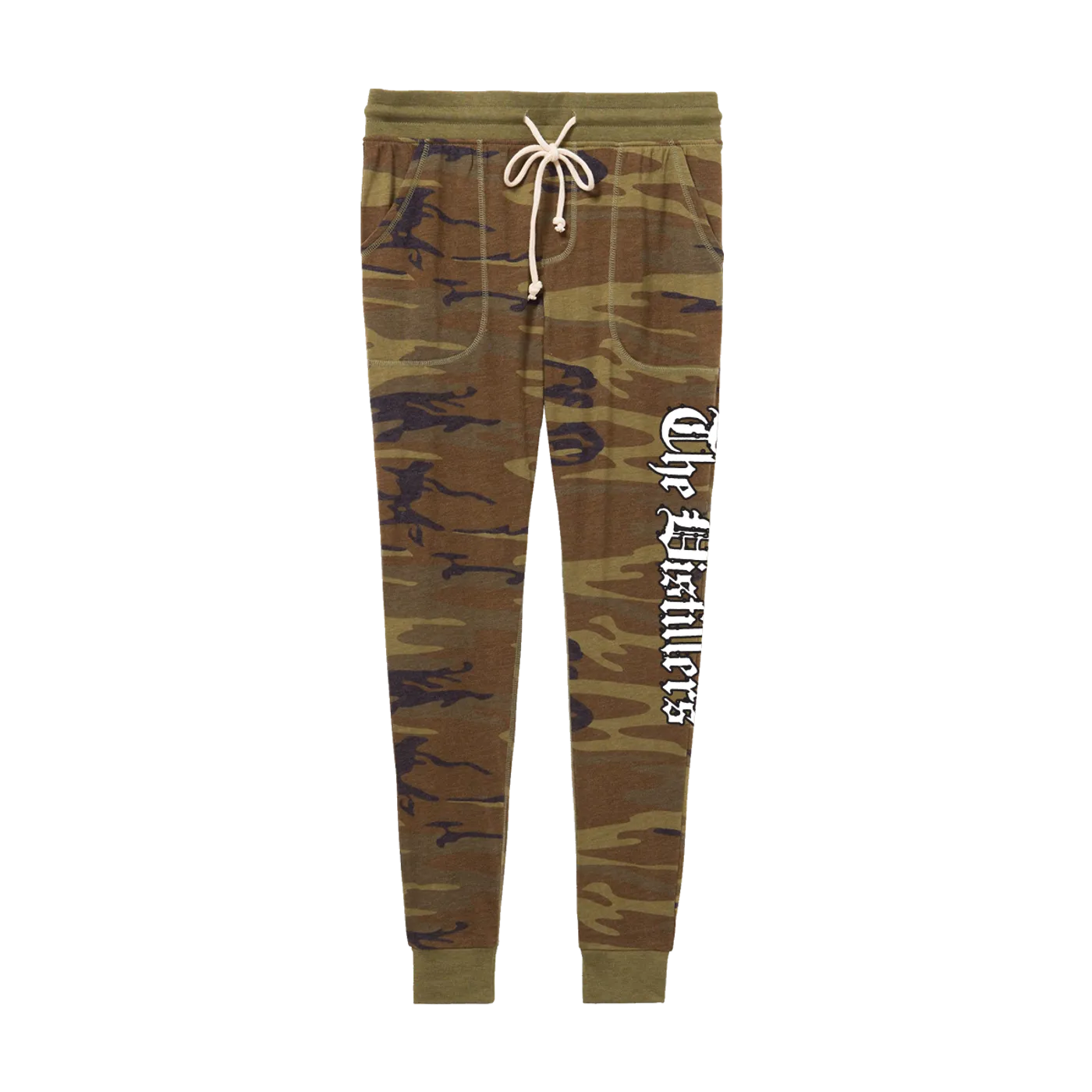The Distillers Logo Womens Camo Sweatpants