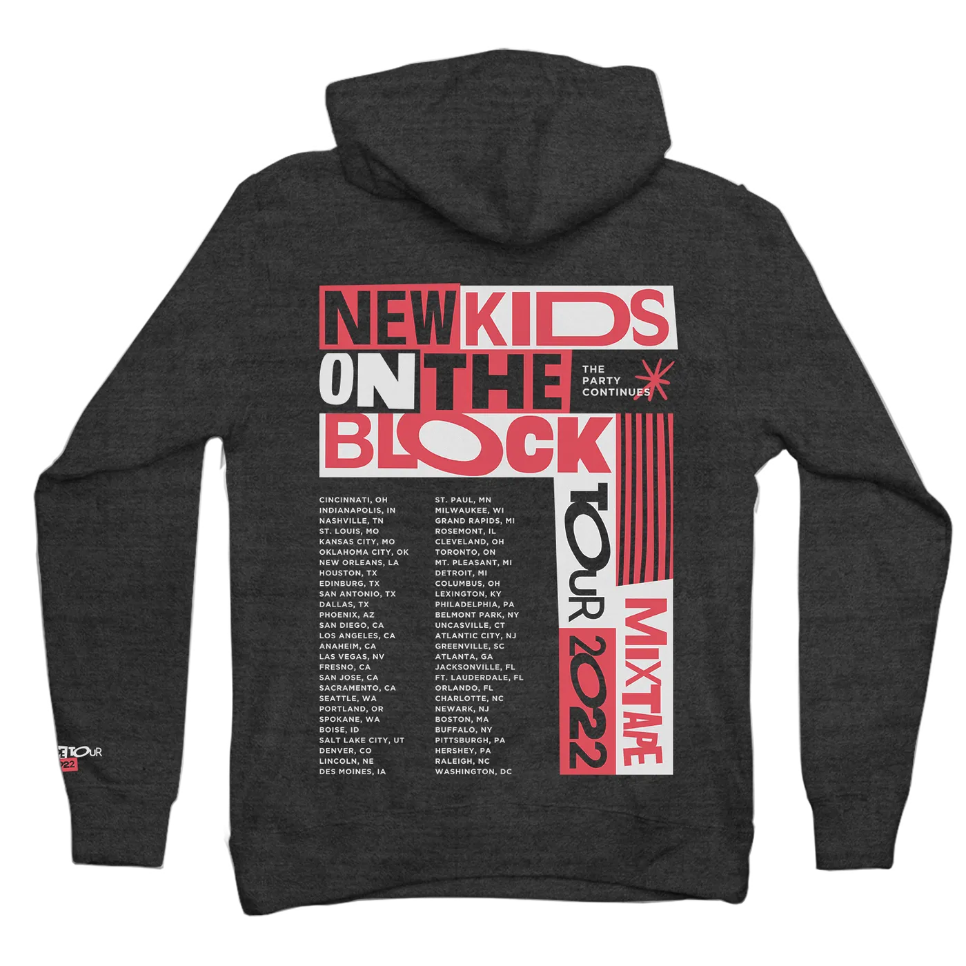 New Kids On The Block The Mixtape Tour Zip Hoodie