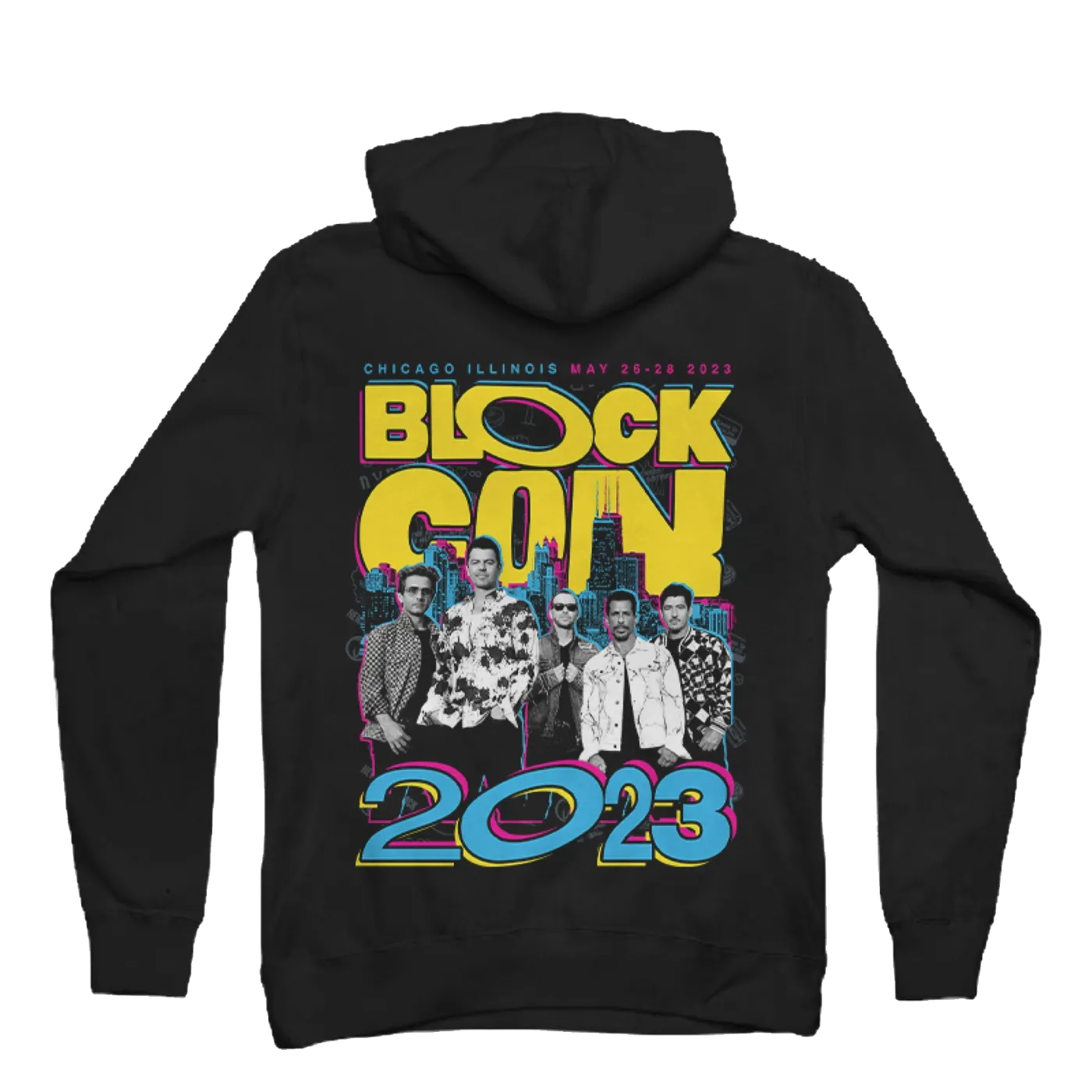 New Kids On The Block BLOCKCON 2023 Zip Hoodie