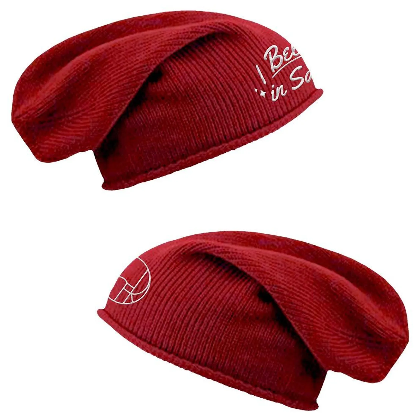 Cher I believe in Santa Oversized Beanie