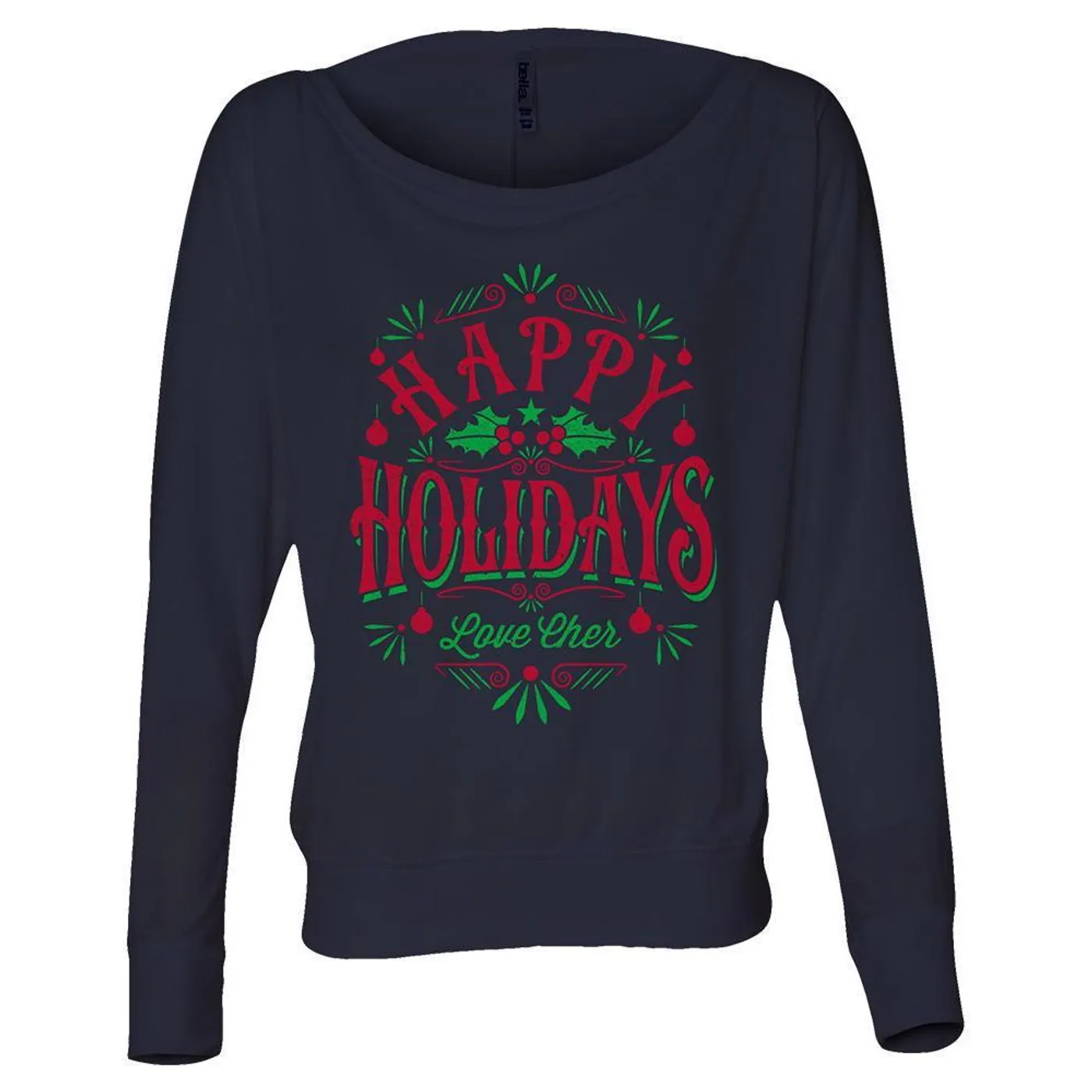Cher Happy Holidays Long Sleeve Tee