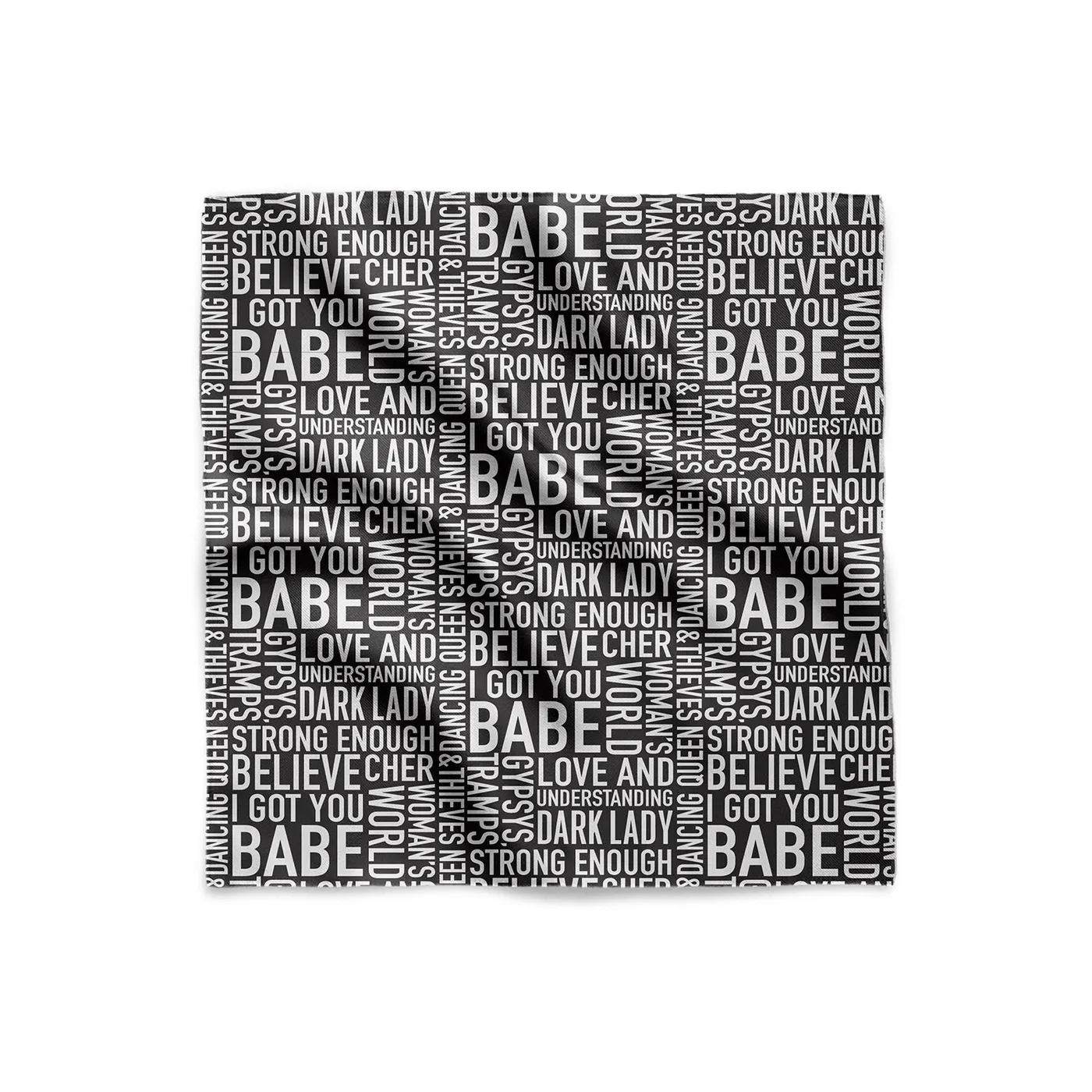 Cher Song Titles Scarf