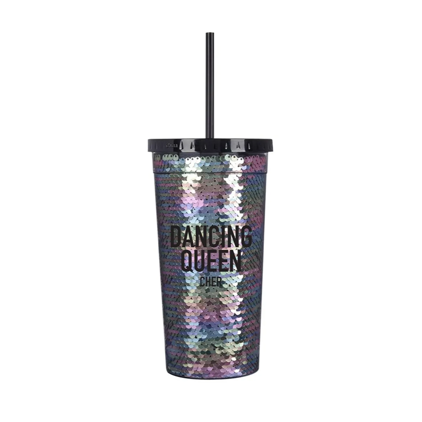 Cher Dancing Queen Sequin Tumbler