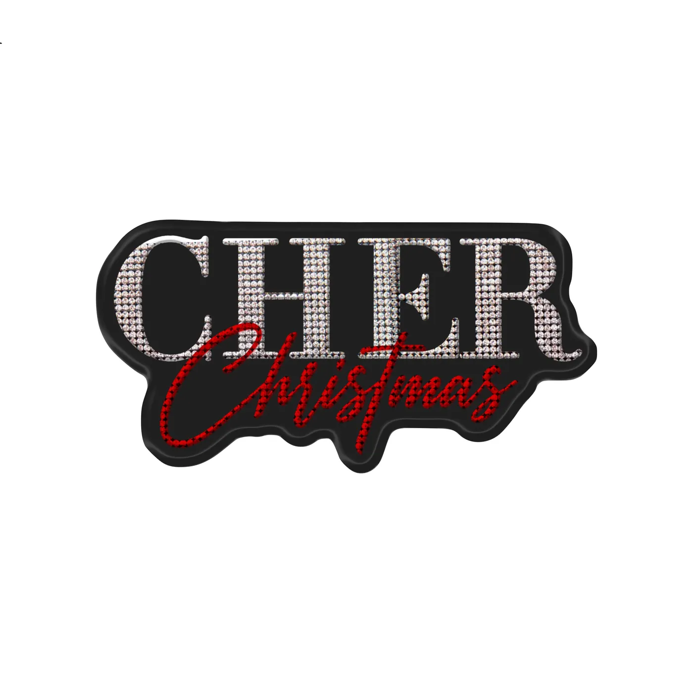 Cher CHRISTMAS Rhinestone Magnet