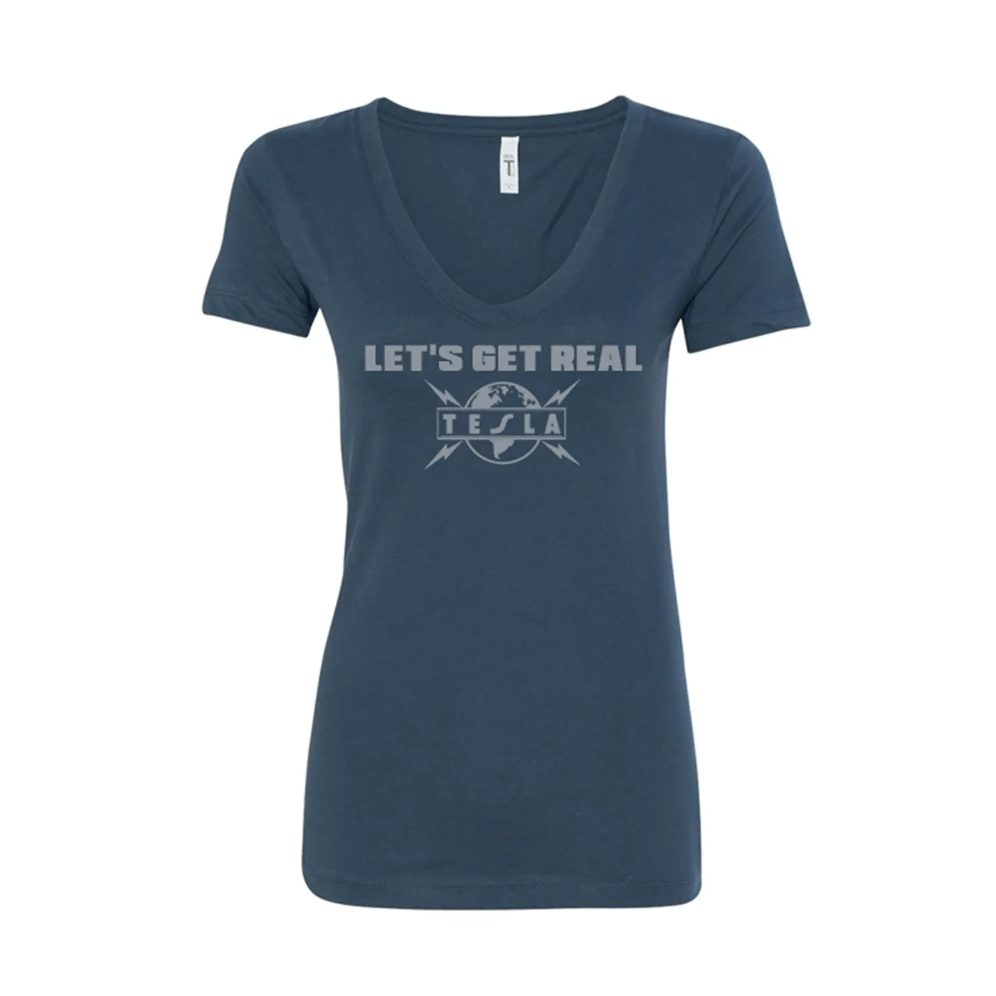 Tesla Let's Get Real Ladies Tee