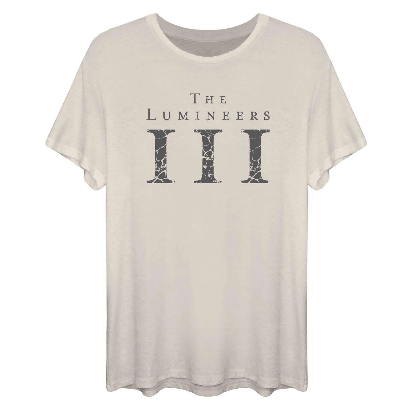 The Lumineers Cracked Marble III Short Sleeve Tee - Ivory