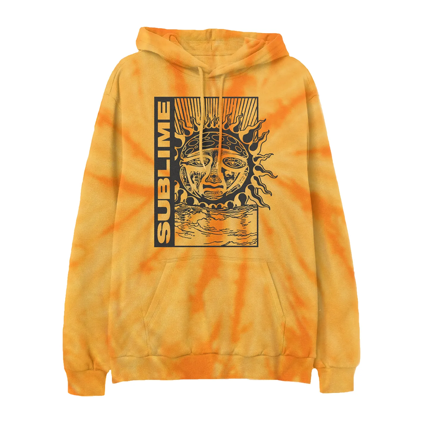 Gold Tie-Dye Sublime Hoodie