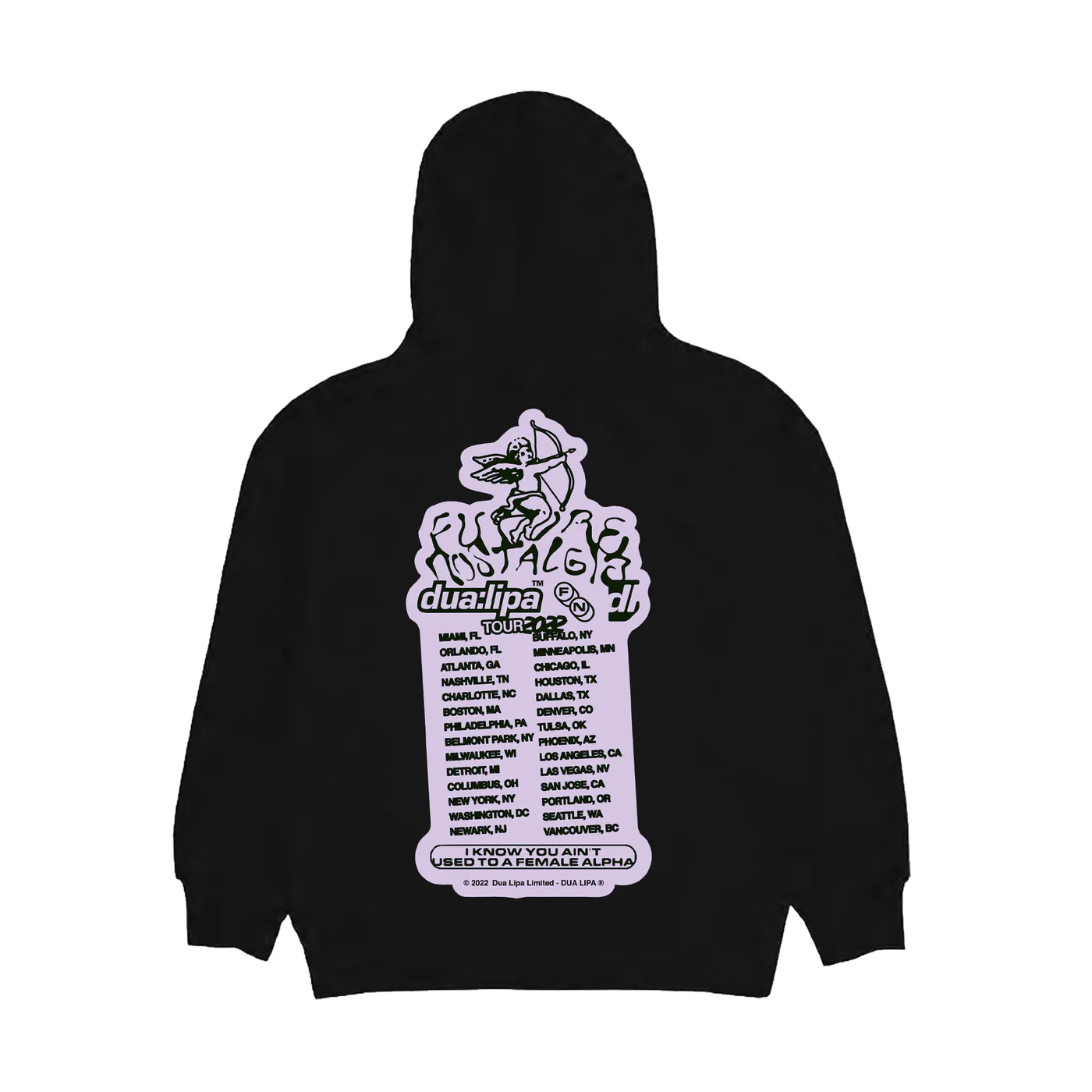 Dua Lipa Pangaia x Future Nostalgia Tour Hoodie
