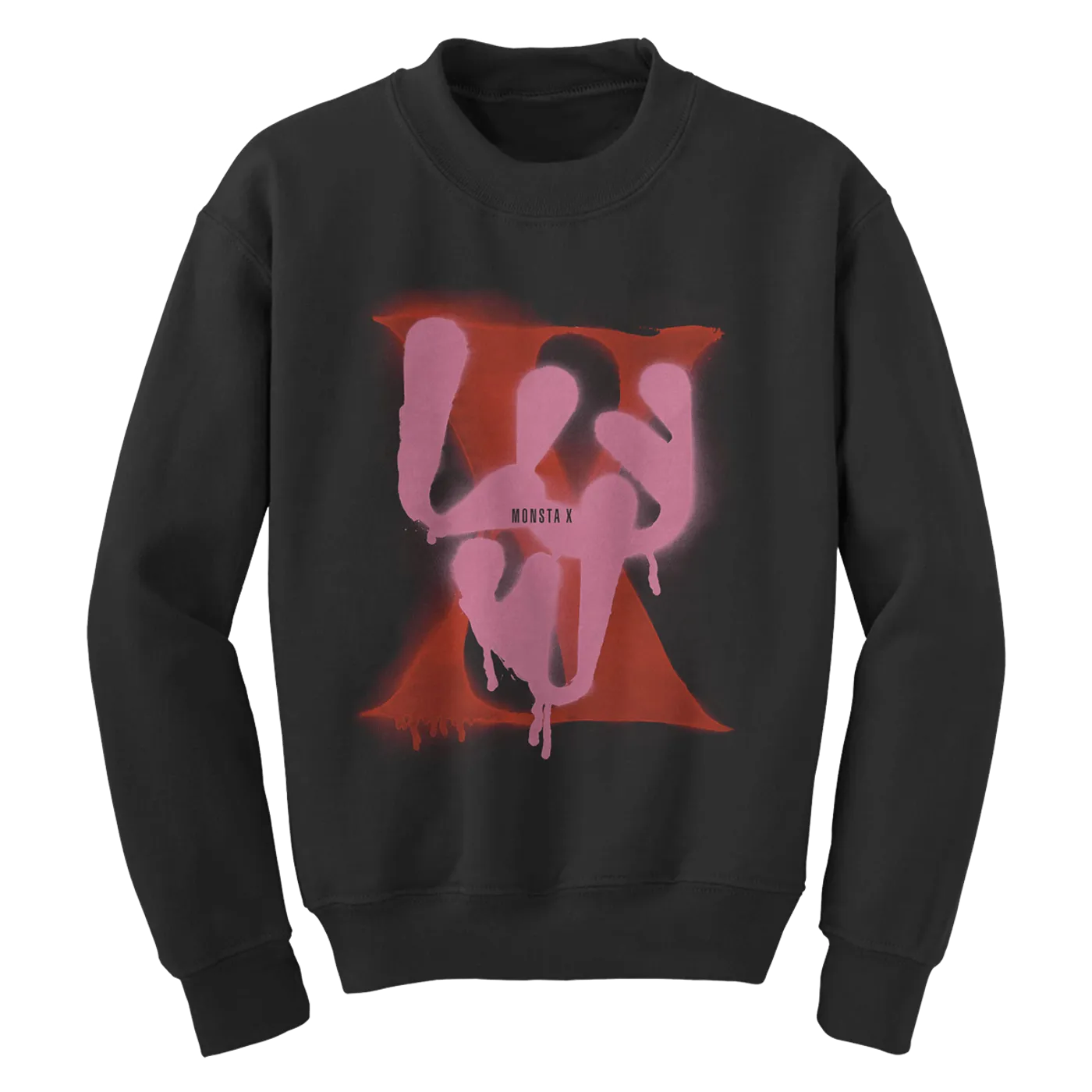 Monsta X Spray Paint Luv Crewneck