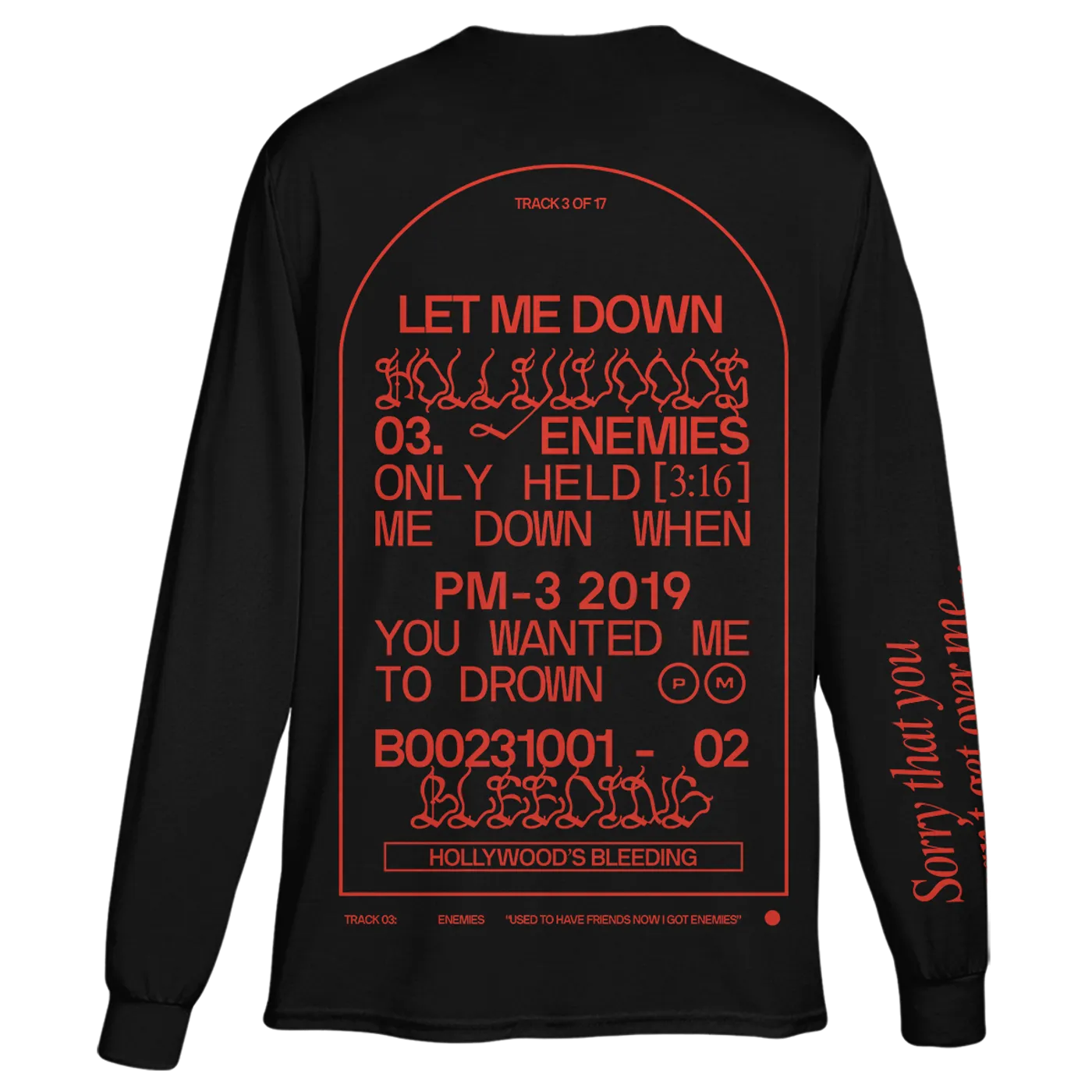 Post Malone Over Me Longsleeve