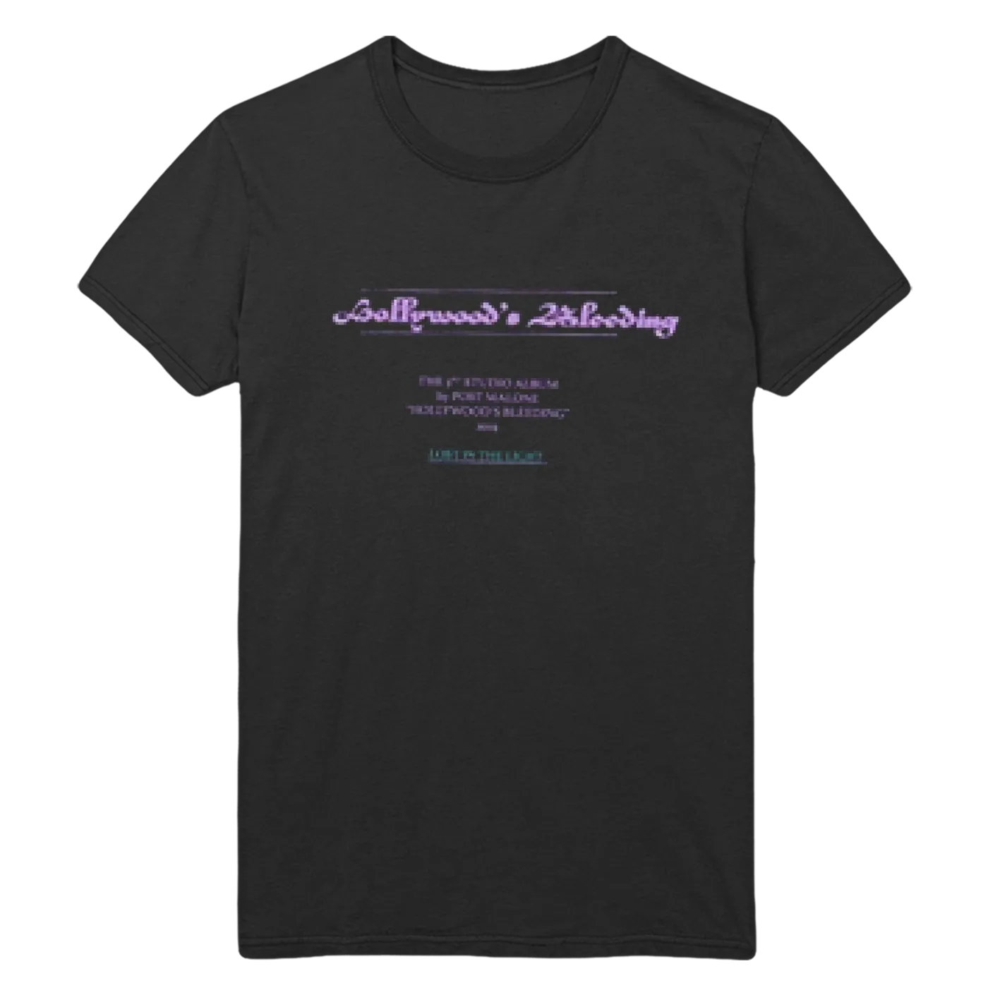 Post Malone Hollywood's Bleeding Black Tour Tee