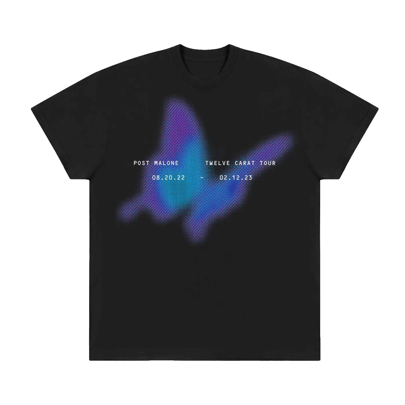 Post Malone Butterfly Tee - Blue/Pink