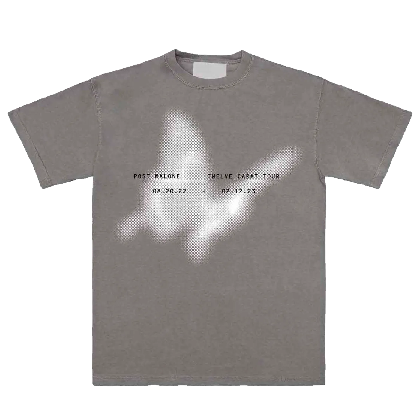 Post Malone Butterfly Tee - Greyscale
