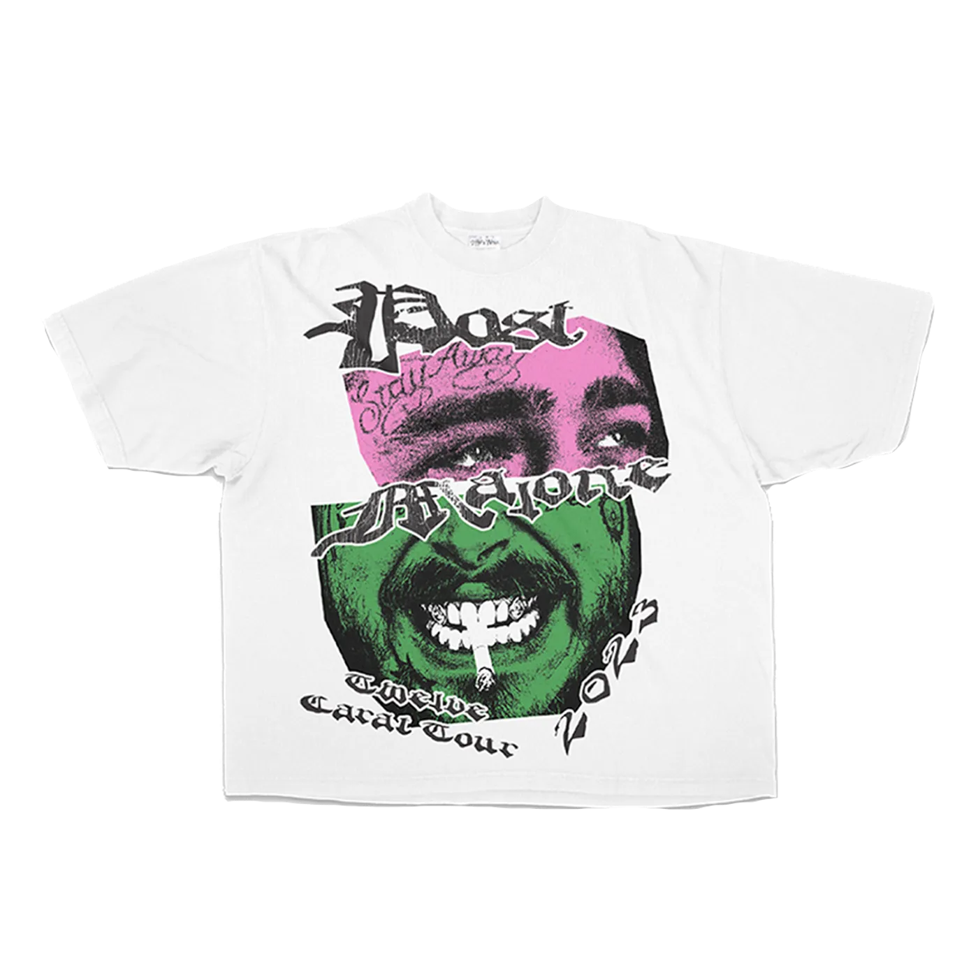 Post Malone AU NZ TOUR TEE - WHITE