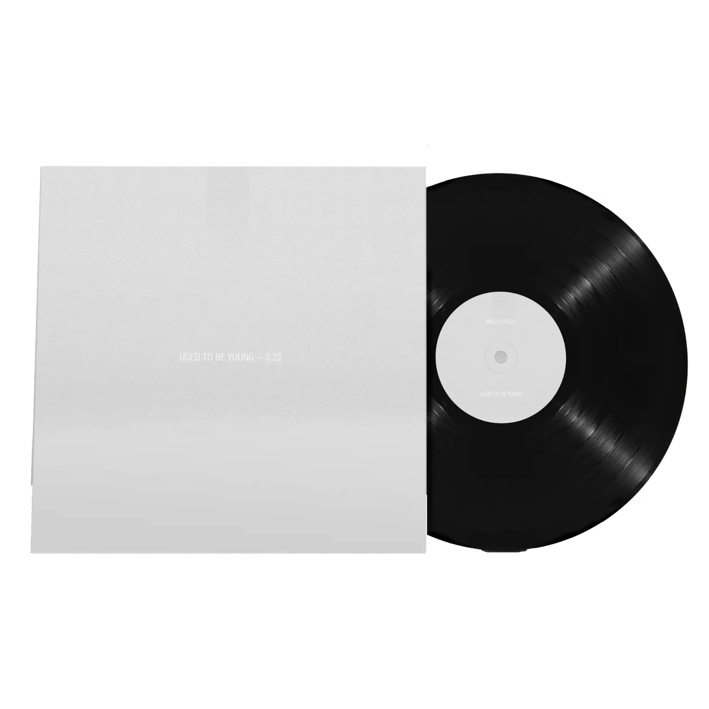 Miley Cyrus Used to Be Young 7" Black Vinyl