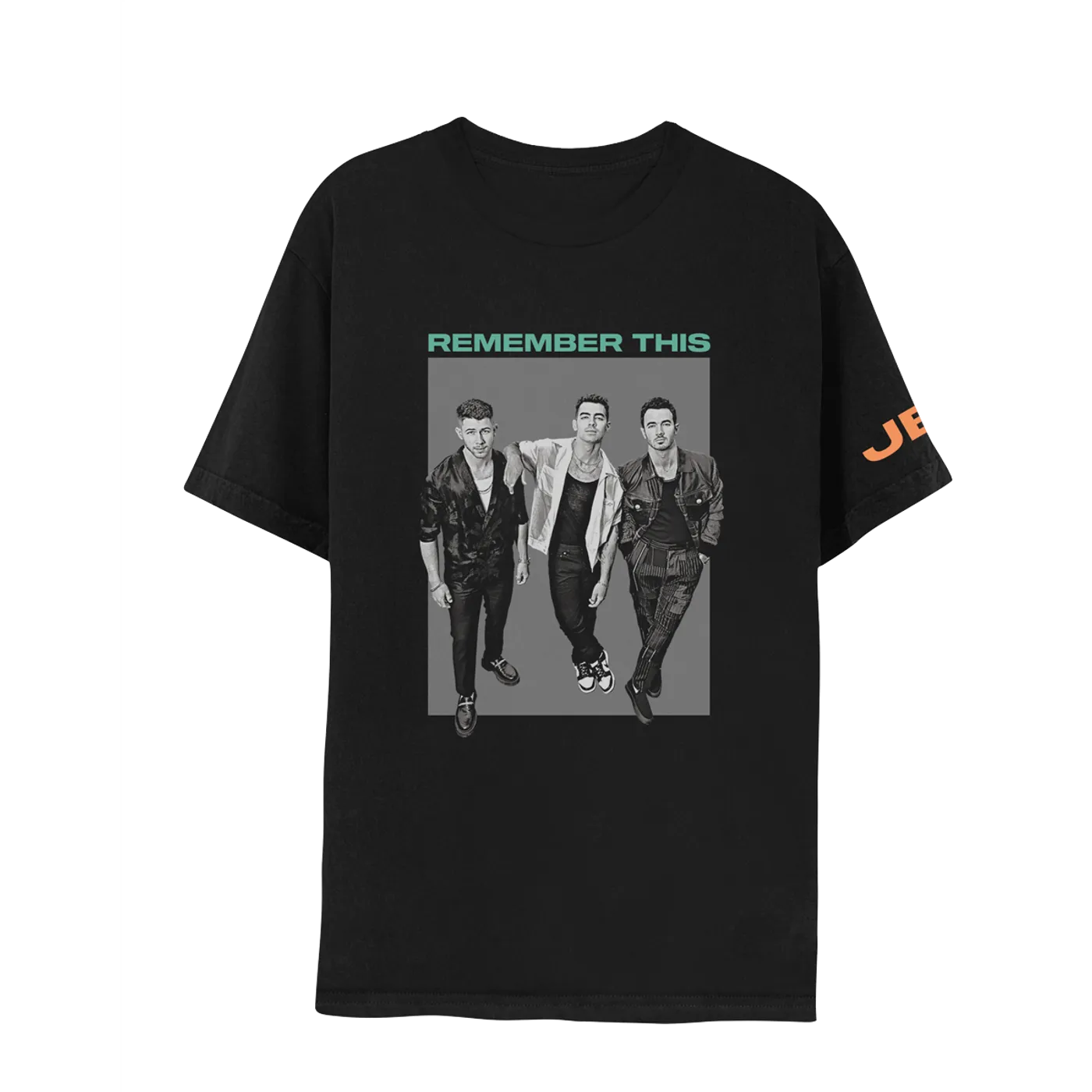 Jonas Brothers Remember This Black Tour Tee