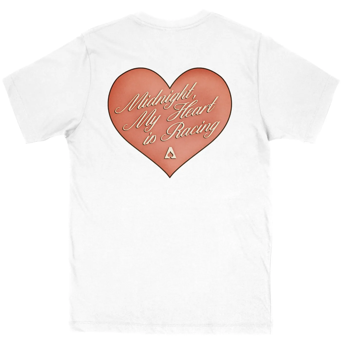 The Aces Heart Is Racing T-shirt - White