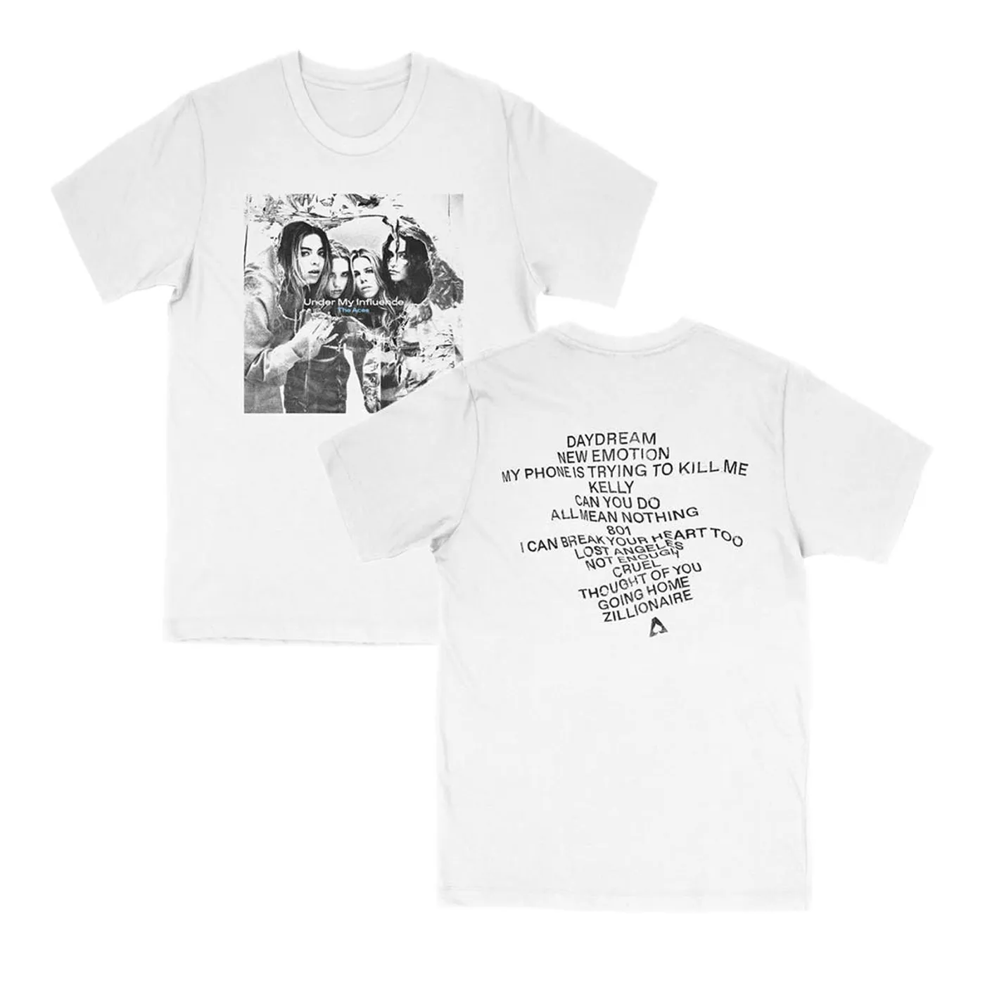 The Aces UMI Tracklist Tour Tee - White