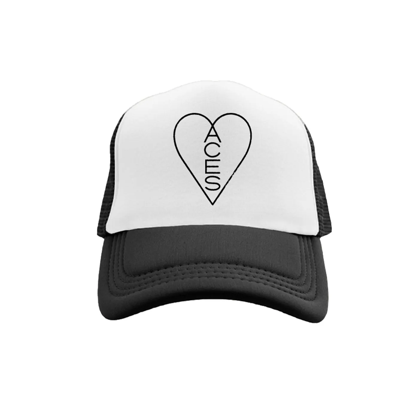 The Aces Heart Logo Trucker Hat