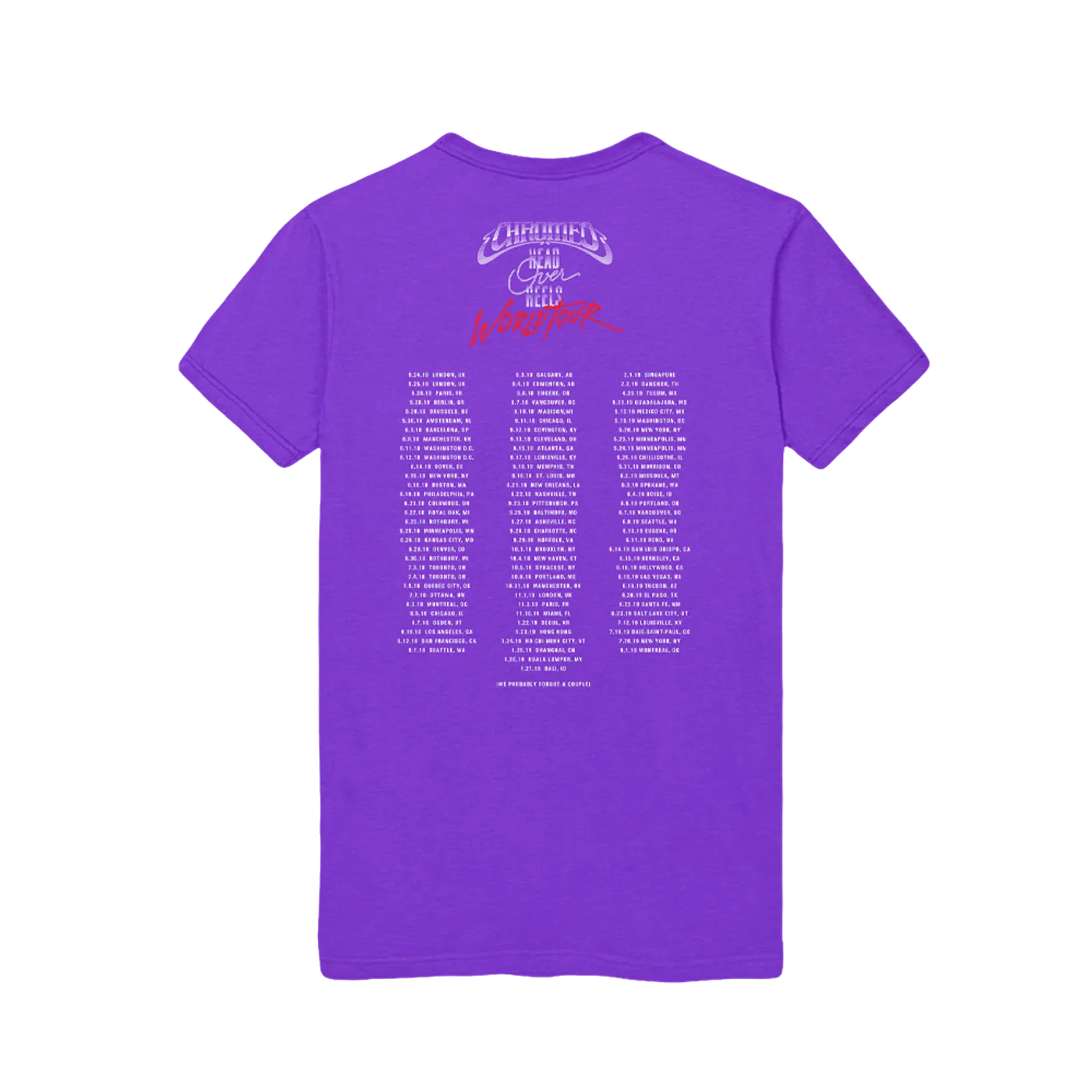 Chromeo HEAD OVER HEELS PHASE 2 TOUR TEE