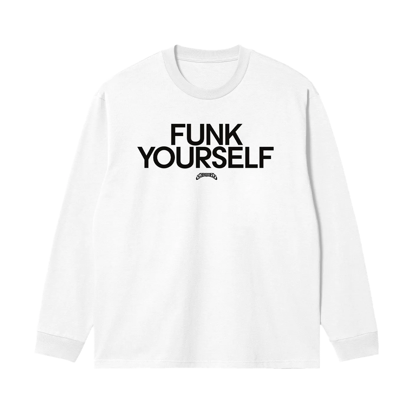 Chromeo FUNK YOURSELF LONG SLEEVE (WHITE)