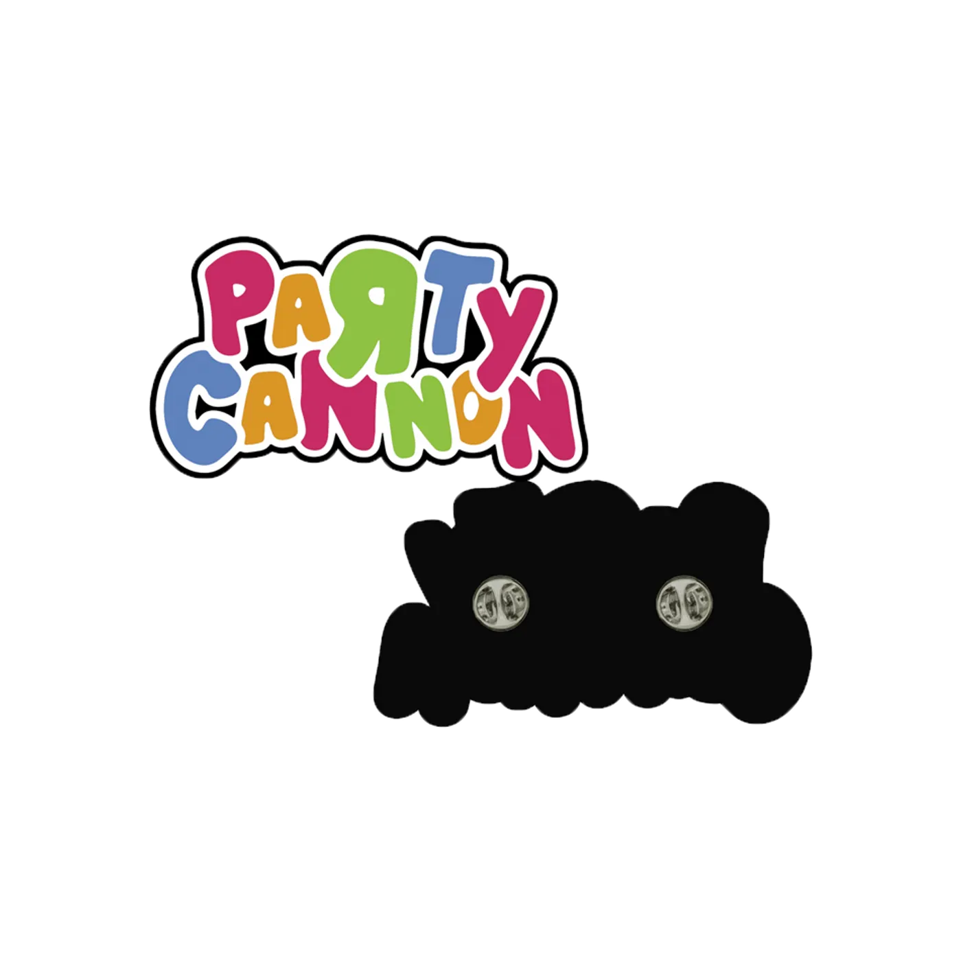 Party Cannon "Logo" Pin