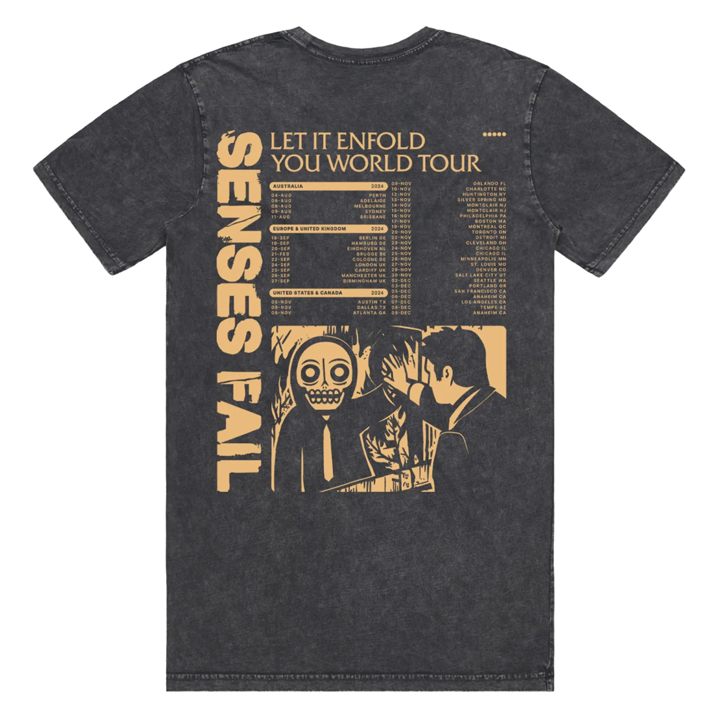 Senses Fail "Let It Enfold You Tour" T-Shirt