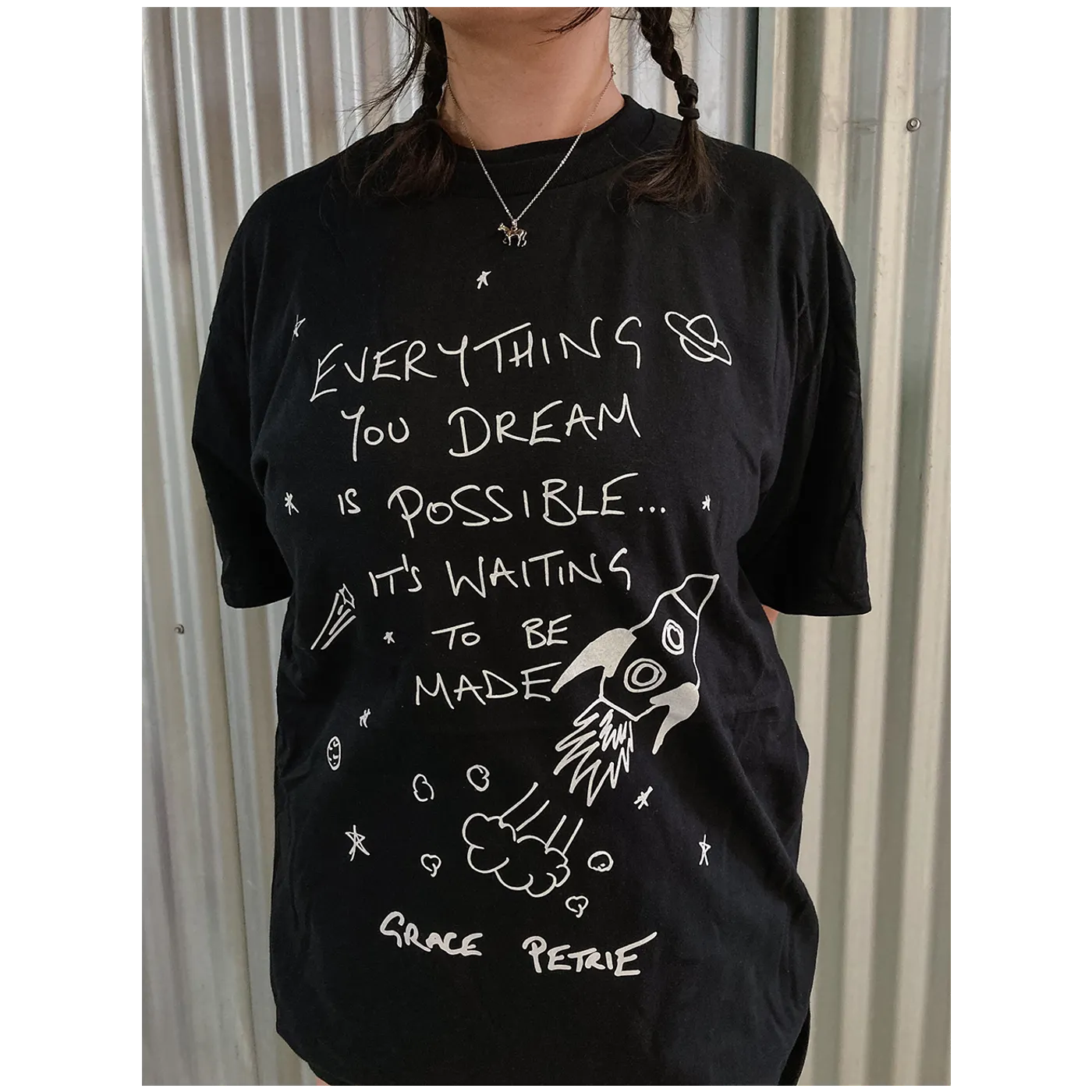 Grace Petrie "Rocket Logo" T-Shirt