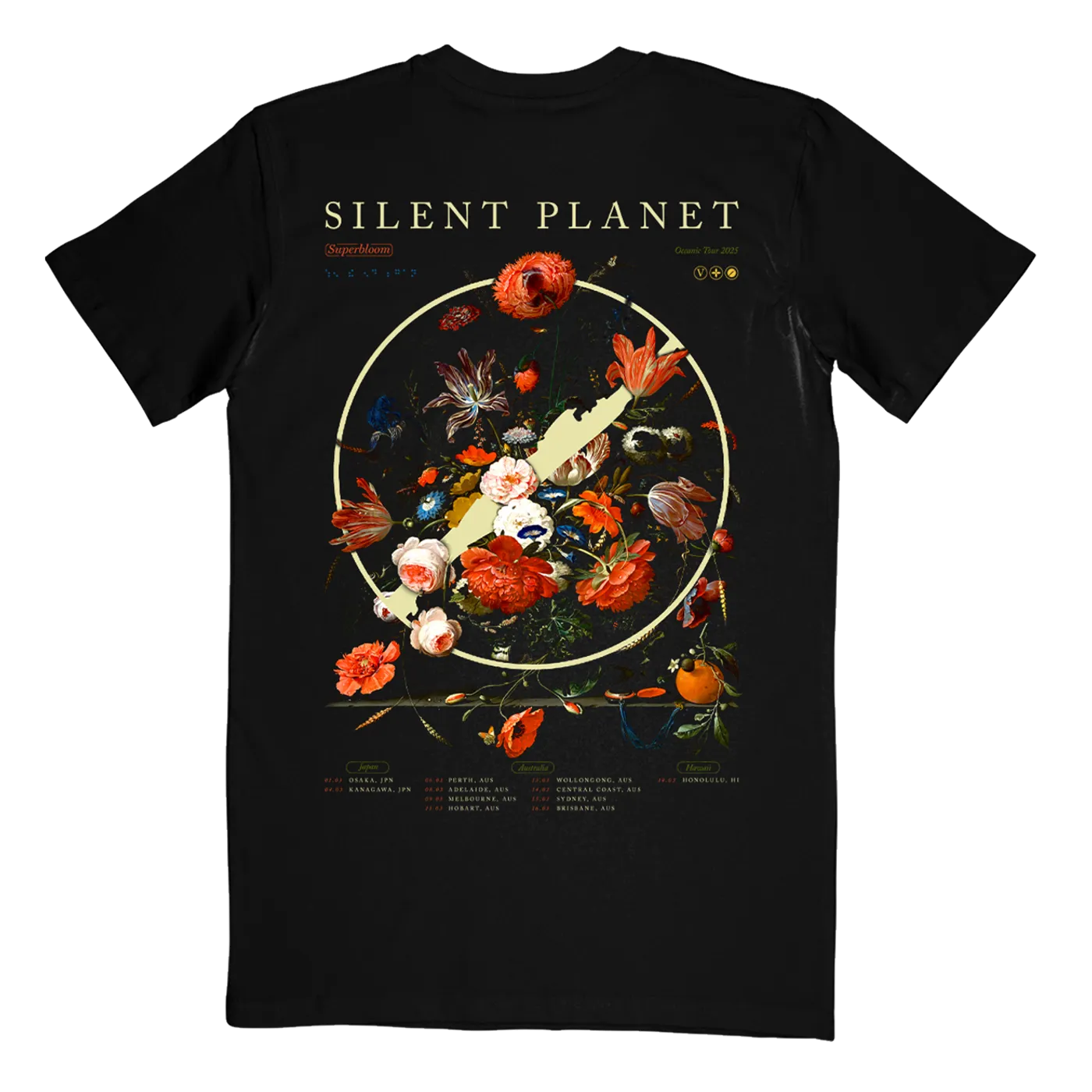 Silent Planet "Vintage Flower Tour" T-Shirt