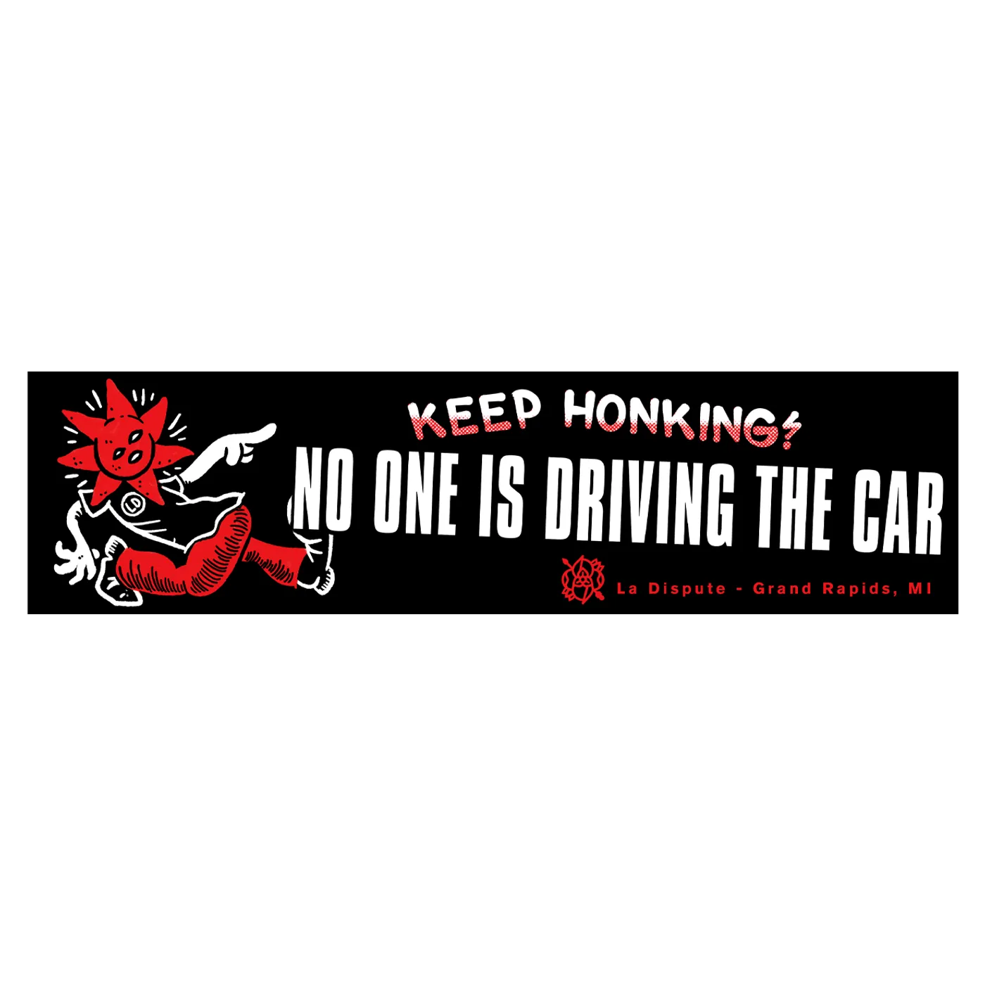 La Dispute "Keep Honking" NOWDTC Bumper Sticker