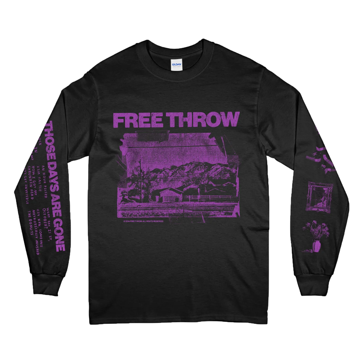 Free Throw "Tracklist" Longsleeve