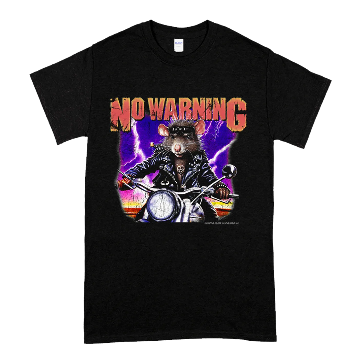 No Warning "Biker Rat" T-Shirt