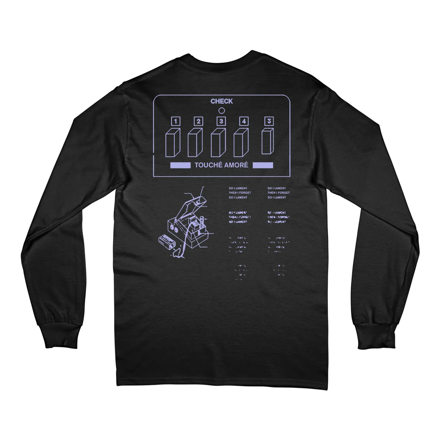 Touché Amoré "Dimension" L/S T-Shirt