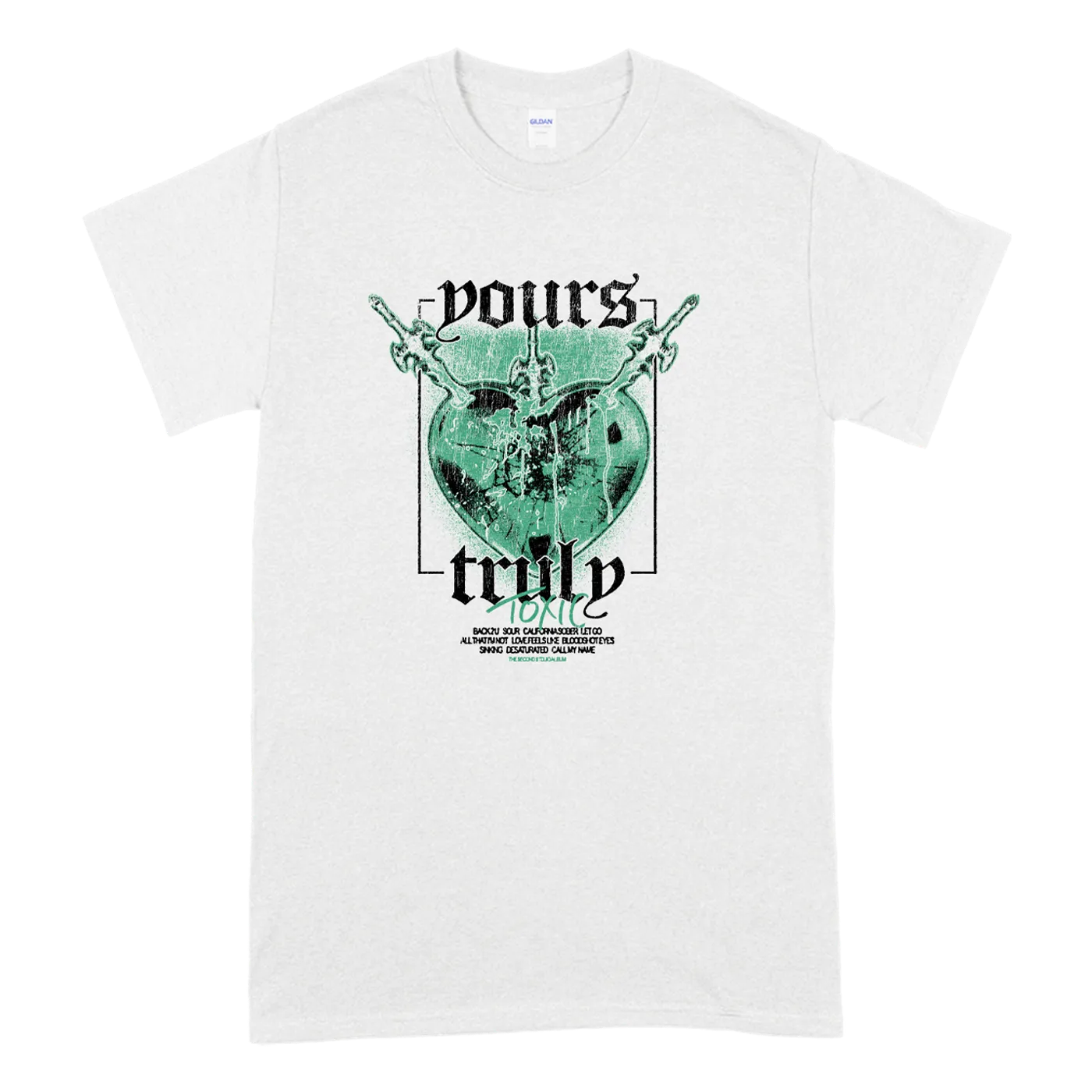 Yours Truly "Toxic Heart" T-Shirt (w/ Digital Download)