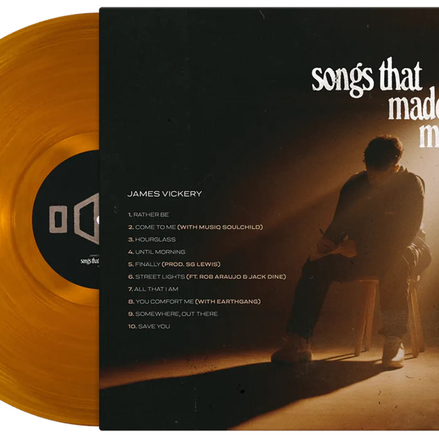 James Vickery Songs That Made Me Feel Vinyl SIGNED/PERSONALISED