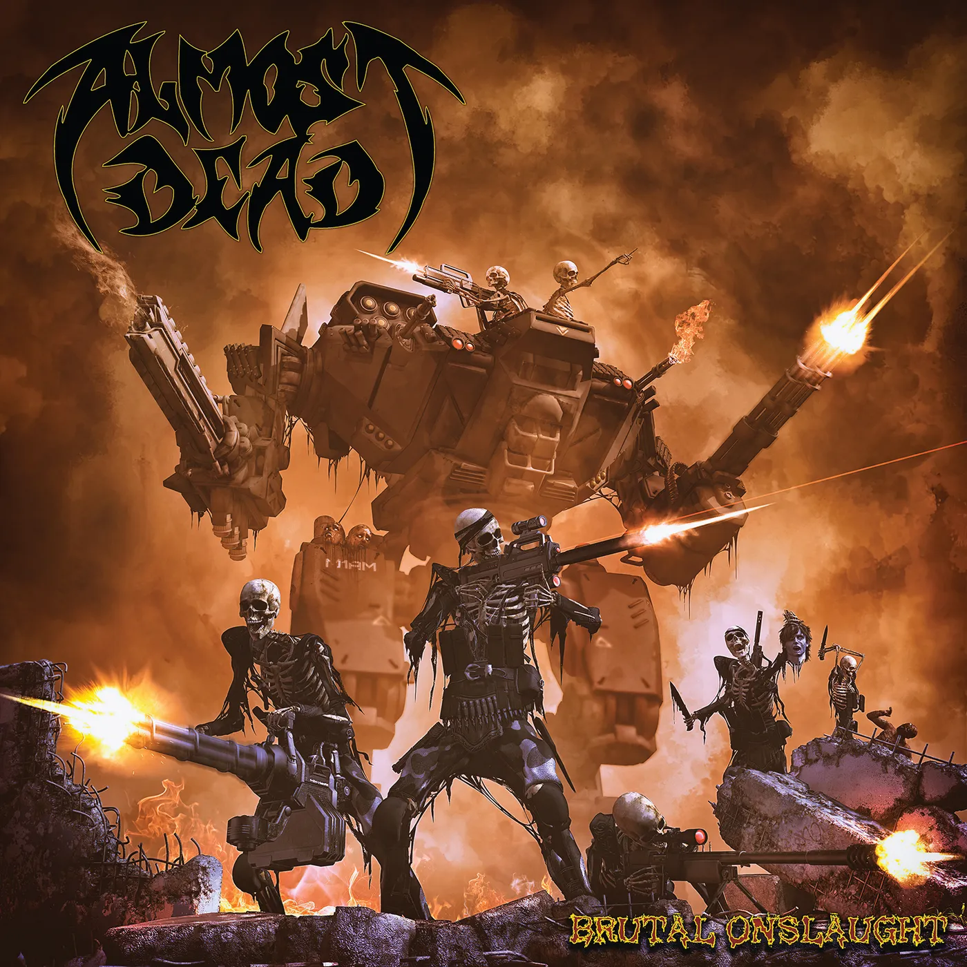 Almost Dead Brutal Onslaught CD