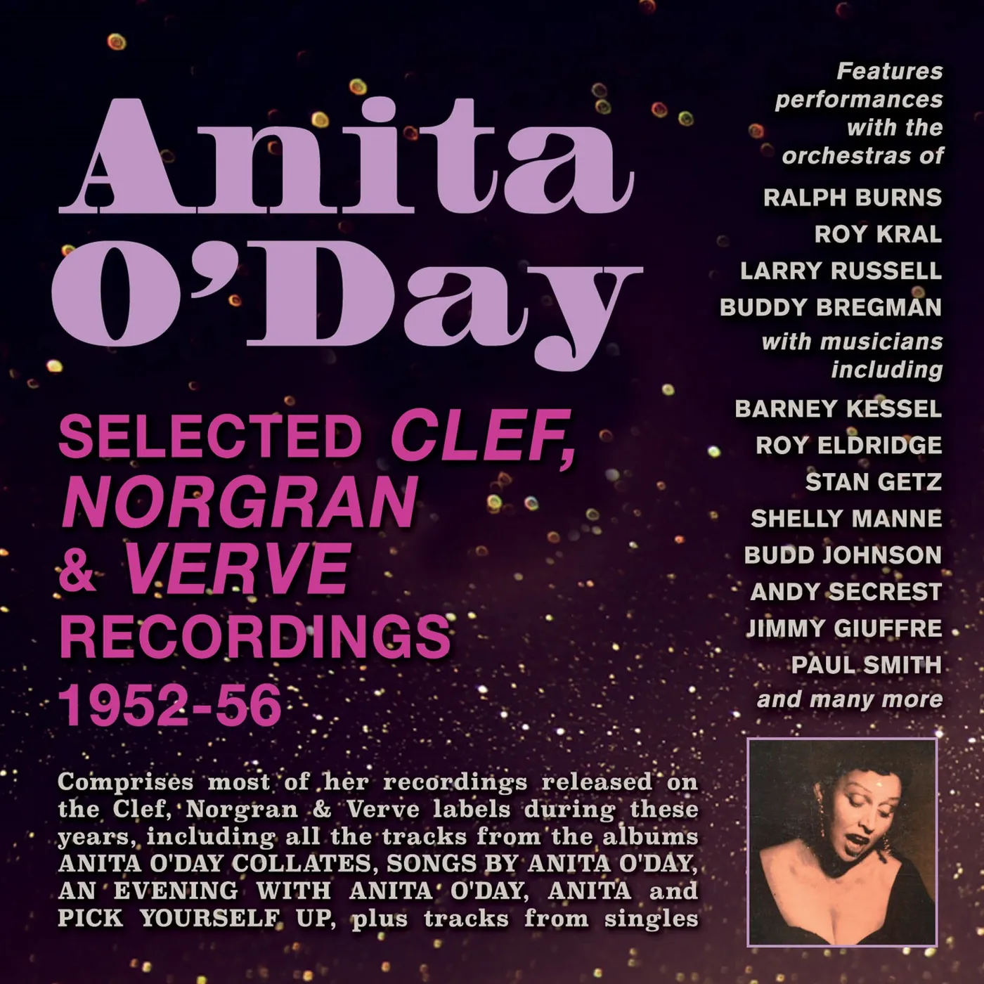 Anita O'Day SELECTED CLEF, NORGRAN & VERVE RECORDINGS 1952-56 CD