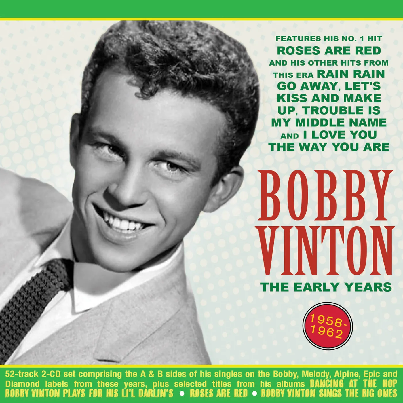 Bobby Vinton EARLY YEARS 1958-62 CD