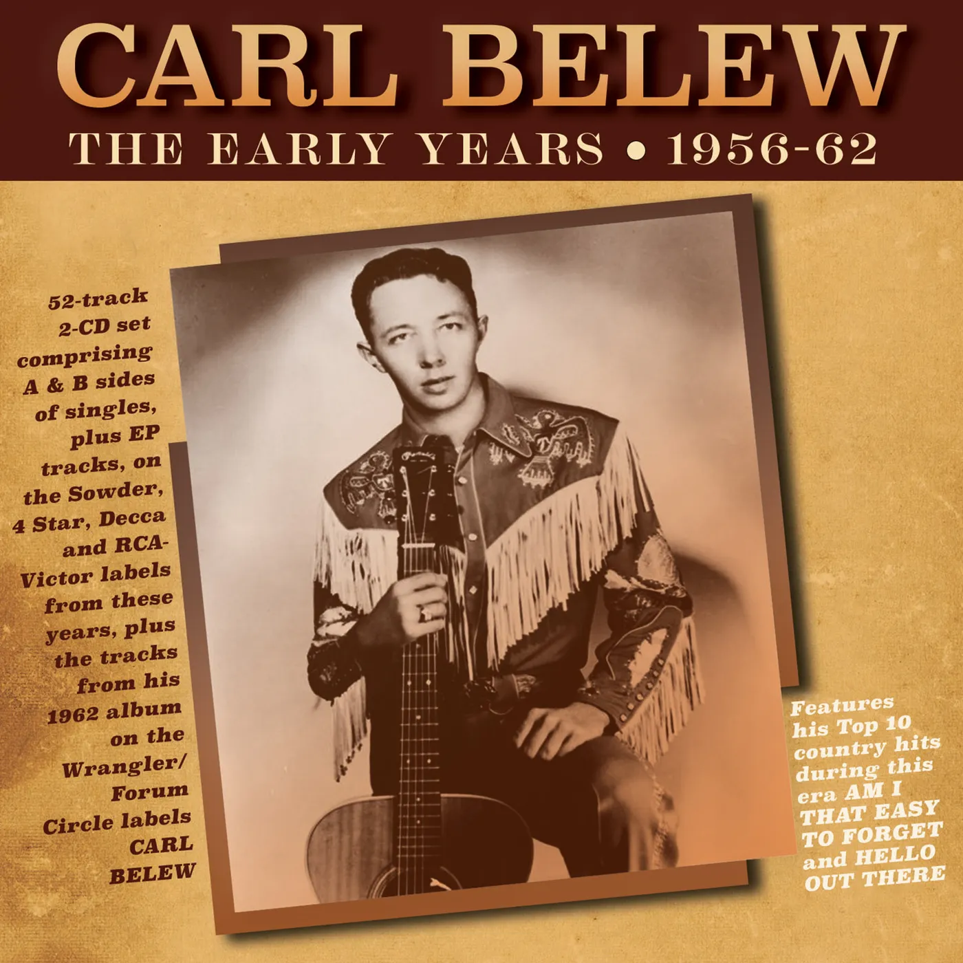 Carl Belew EARLY YEARS 1956-62 CD