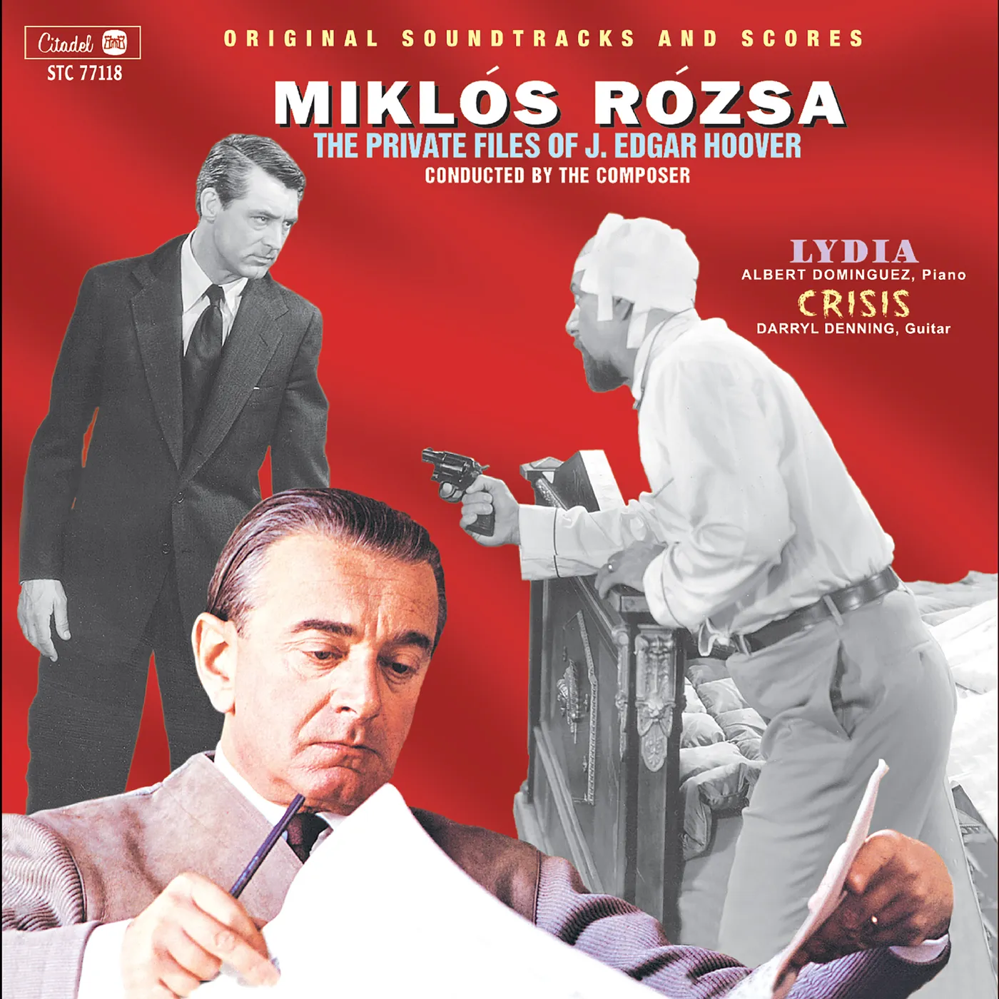 Miklos Rozsa PRIVATE FILES OF J. EDGAR HOOVER (ALSO INCLUDES LYDIA & CRISIS) CD