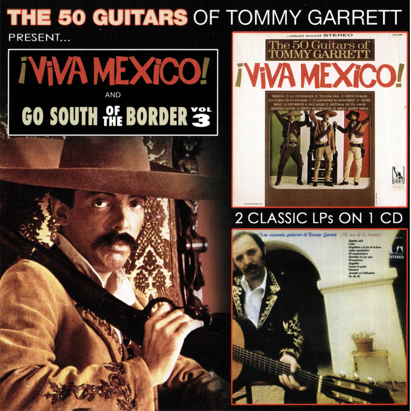 Tommy Garrett VIVA MEXICO! & GO SOUTH OF THE BORDER VOL. 3 CD