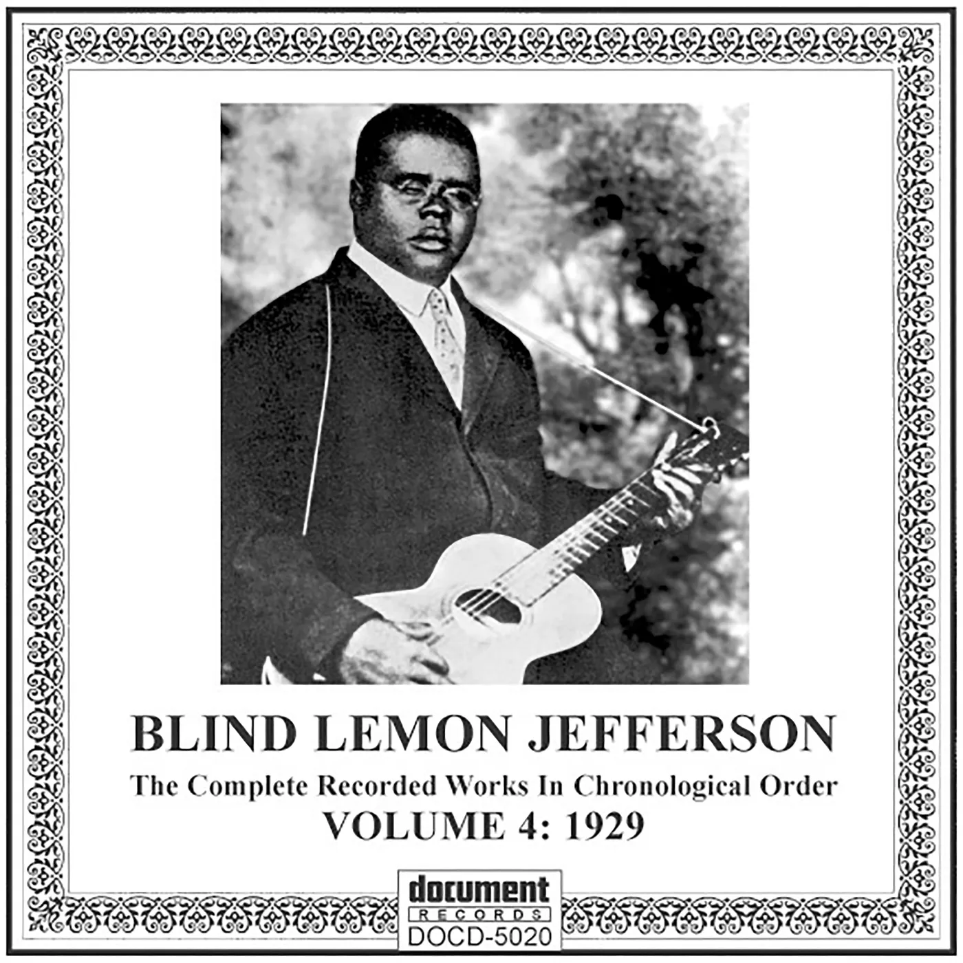 Blind Lemon Jefferson COMPLETE RECORDINGS 1925-1929 VOL. 4 (1929) CD