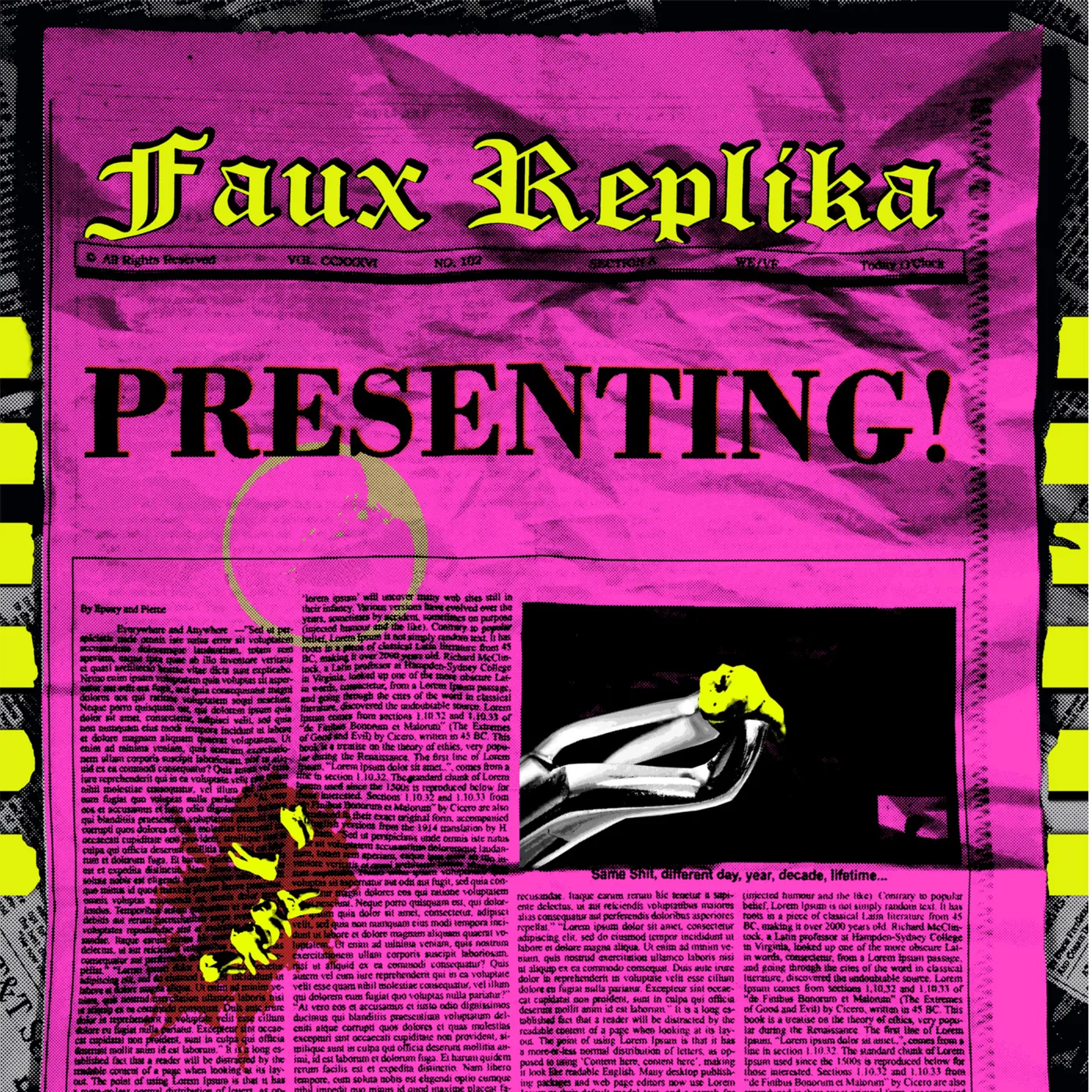 Faux Replika Presenting! Vinyl Record